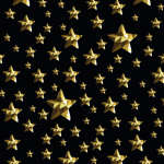 Hohlsaumhintergrund Golden Xmas Stars