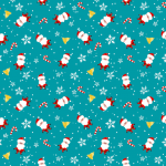 Hohlsaumhintergrund Blue Santa