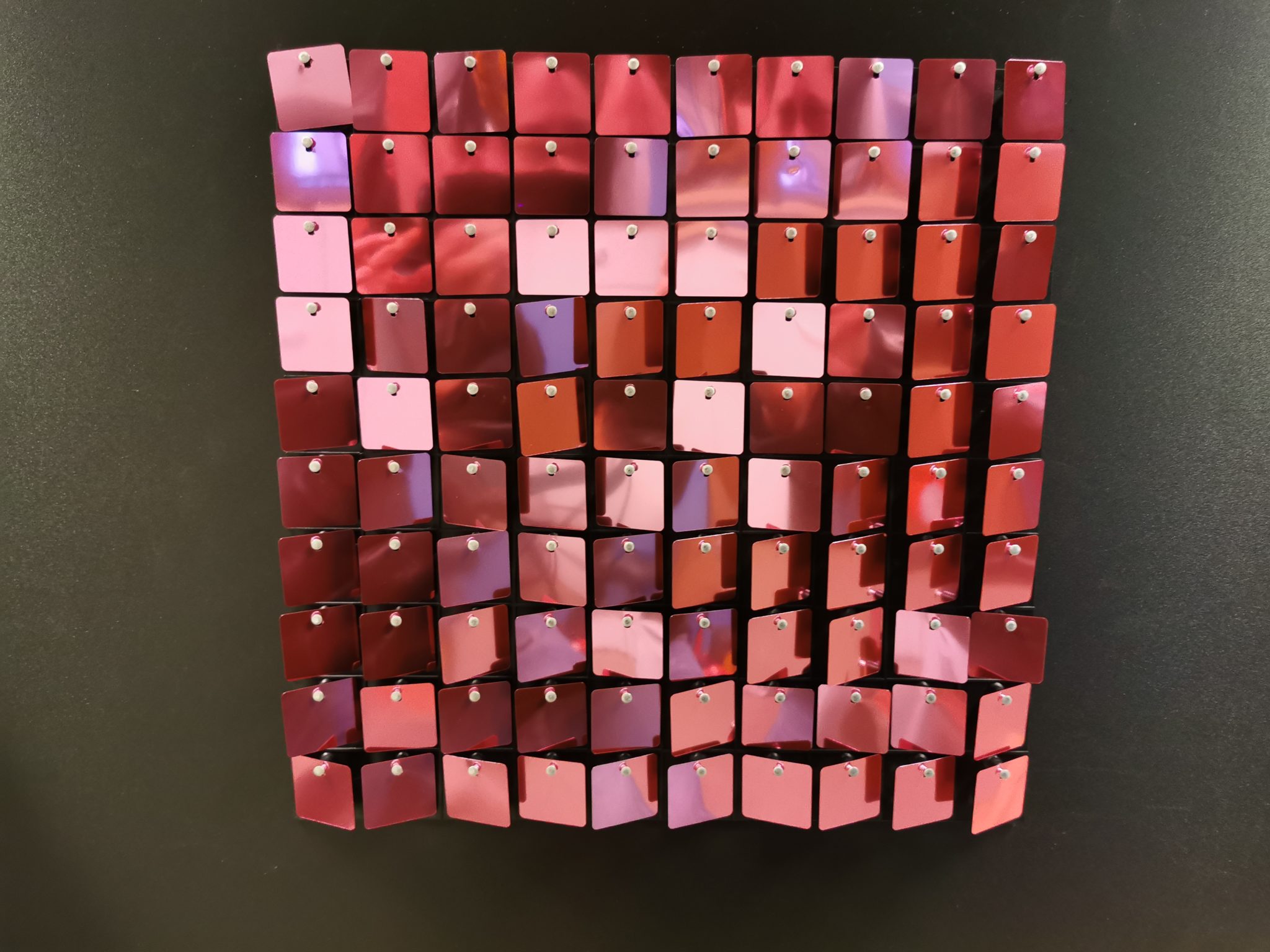 Wind aktivierte Shimmer Wall Panel Pink Pictoment